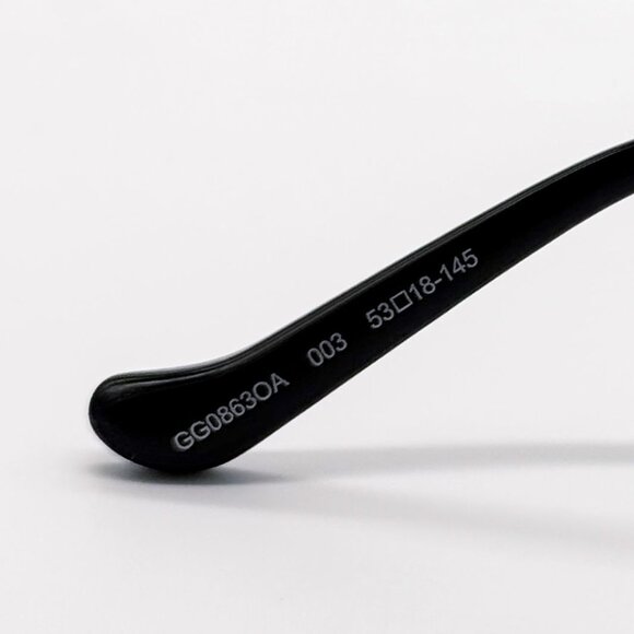 NEW GG0863OA 003 GUCCI SILVER MEN EYEGLASSES GUCCI - Picture 9 of 11